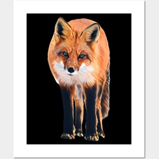 Fox - Woodland Themed Kids Room, Funny Gifts For Forester, Cute Animals Posters and Art